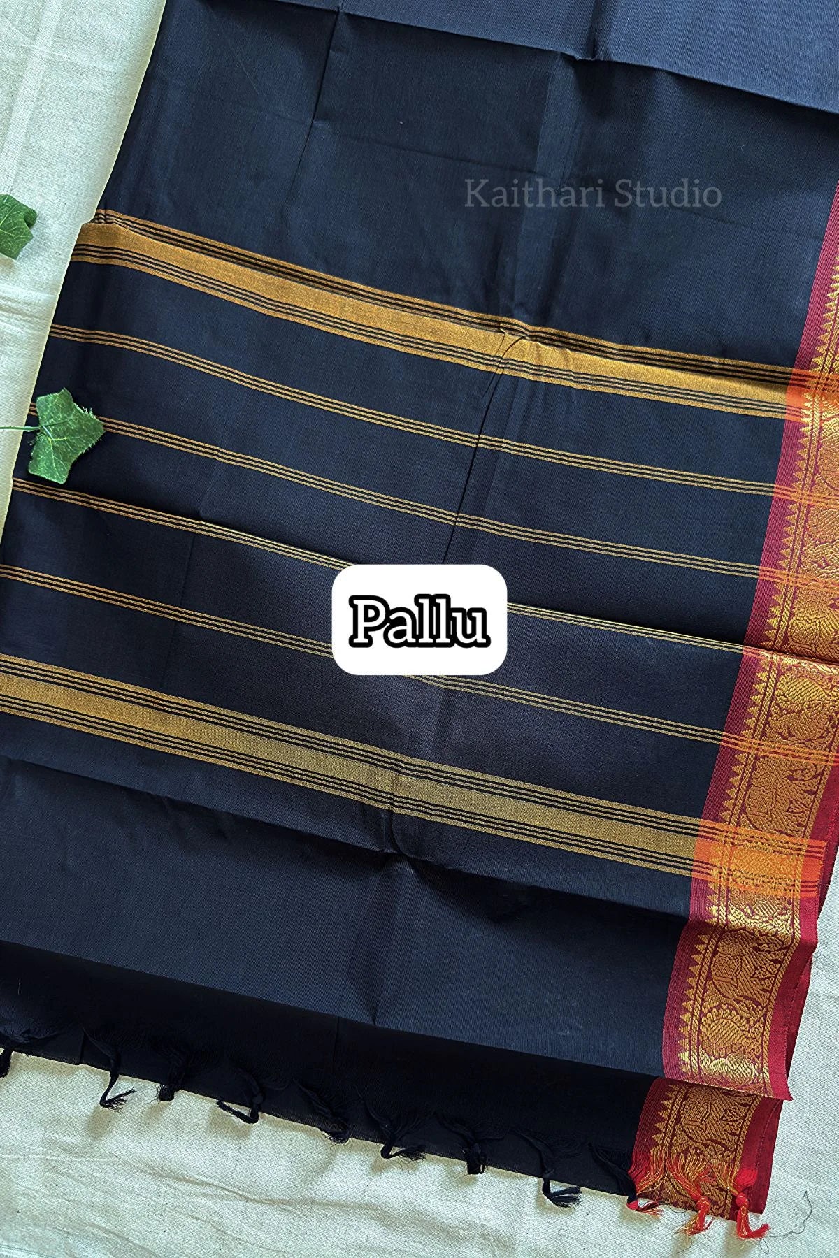 Chettinad Cotton - Black - KS104
