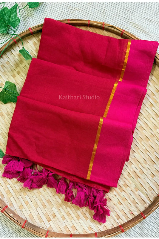 Mul cotton - Gold String - Red  KS081 KS073