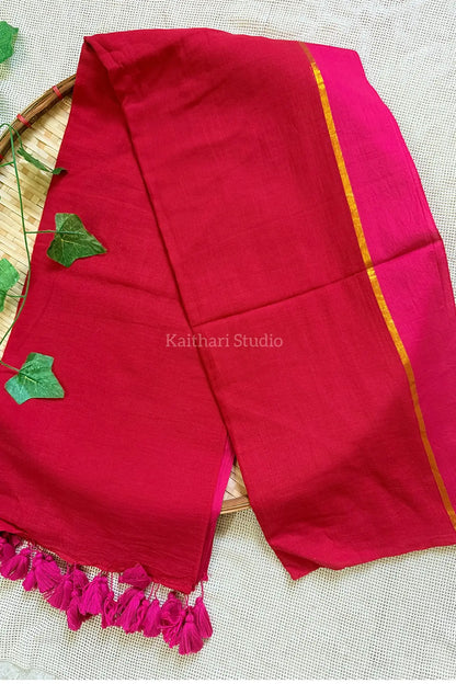 Mul cotton - Gold String - Red  KS081 KS073