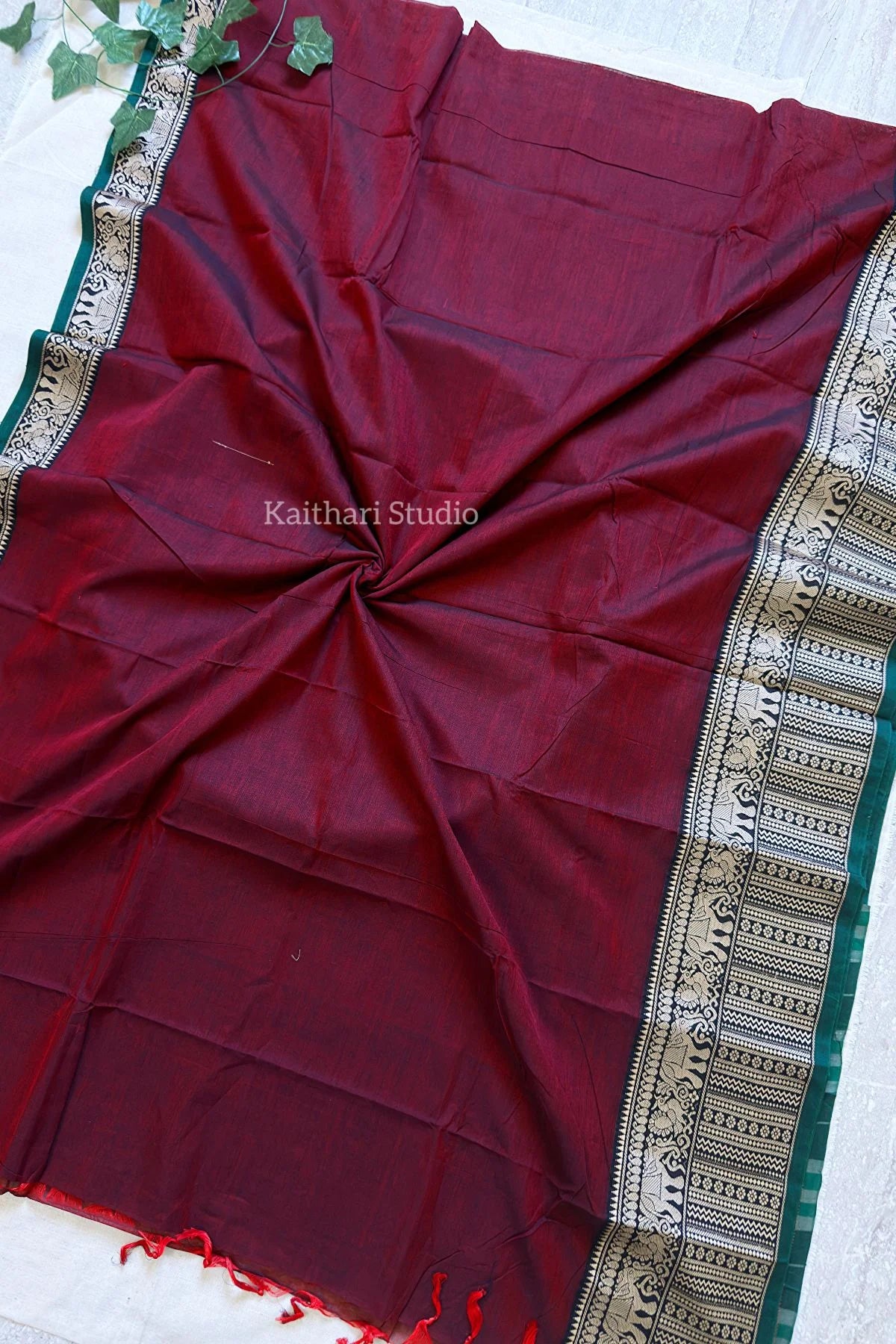 Narayanpet Big border – Maroon - KS080