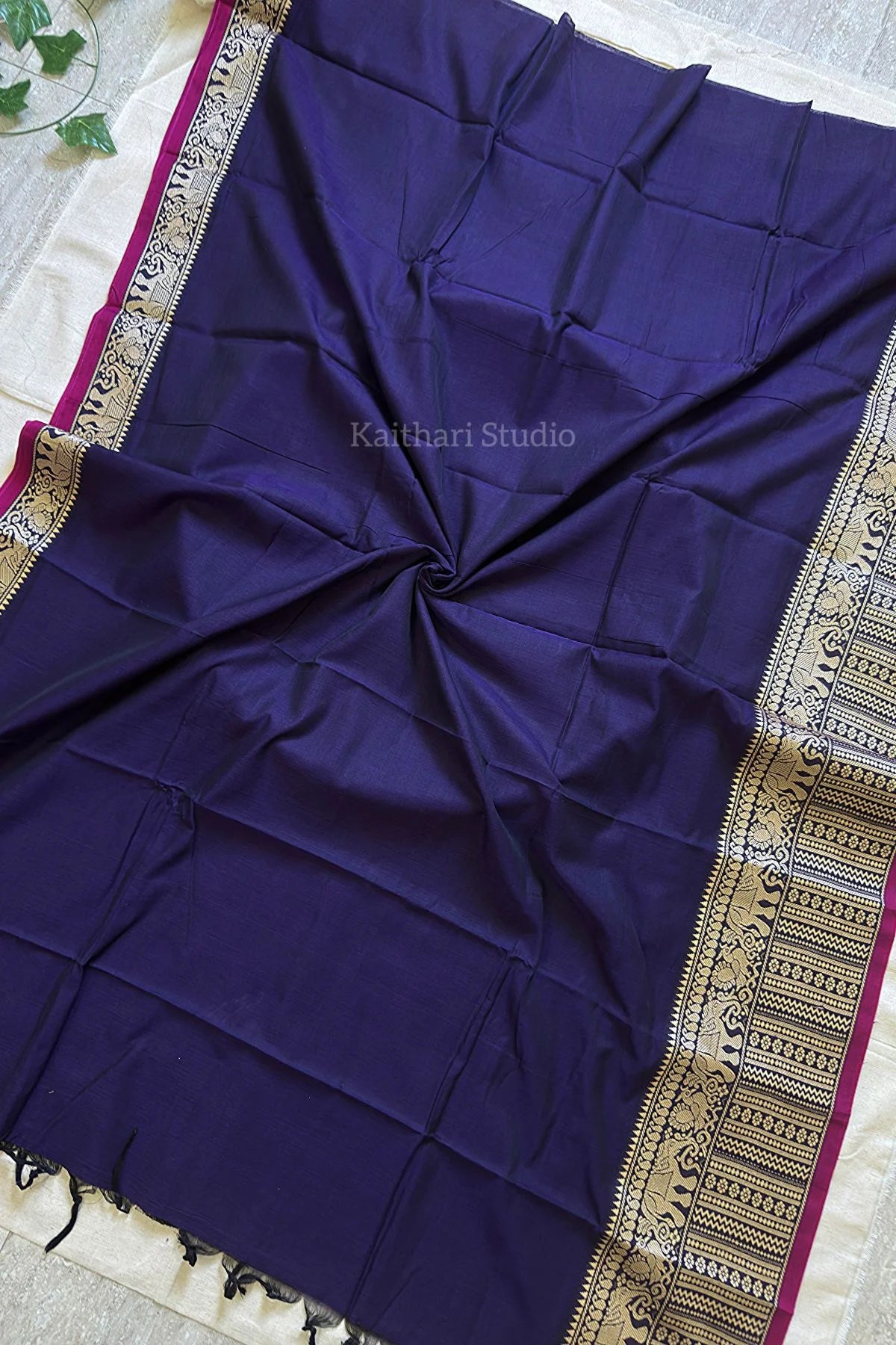 Narayanpet Big border – Purple - KS078