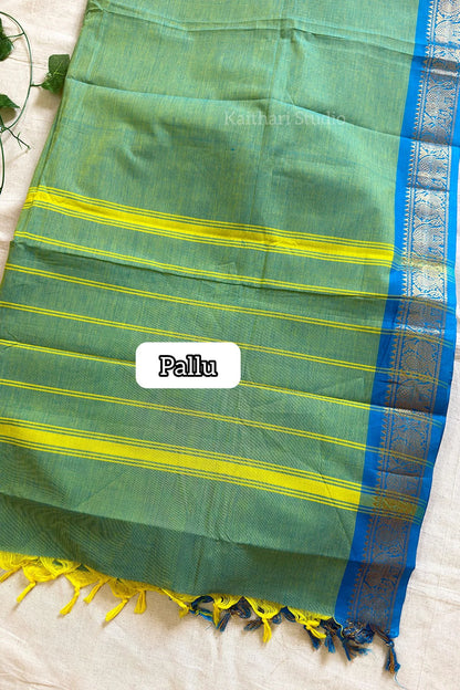 Chettinad Cotton - Green - KS102