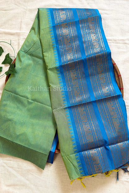 Chettinad Cotton - Green - KS102