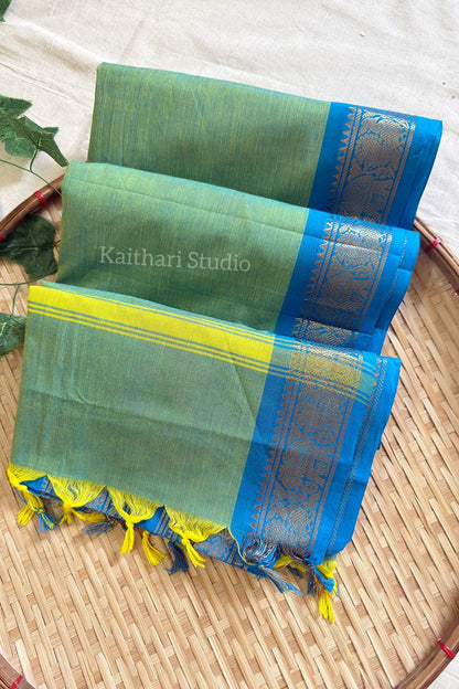 Chettinad Cotton - Green - KS102