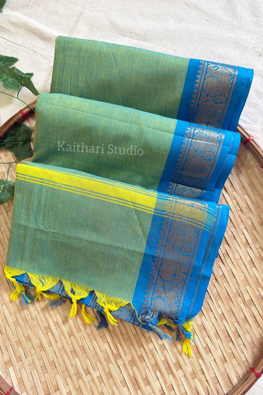 Chettinad Cotton - Green - KS102