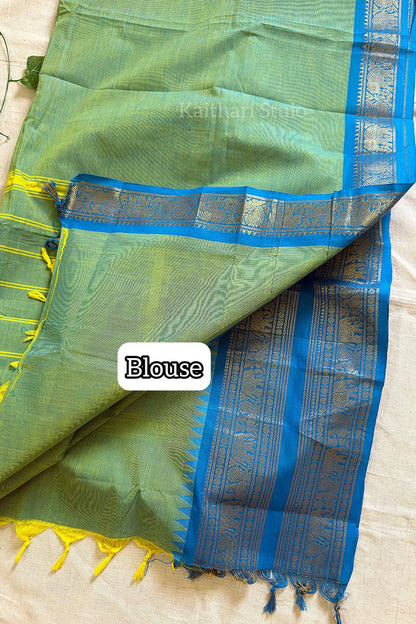 Chettinad Cotton - Green - KS102