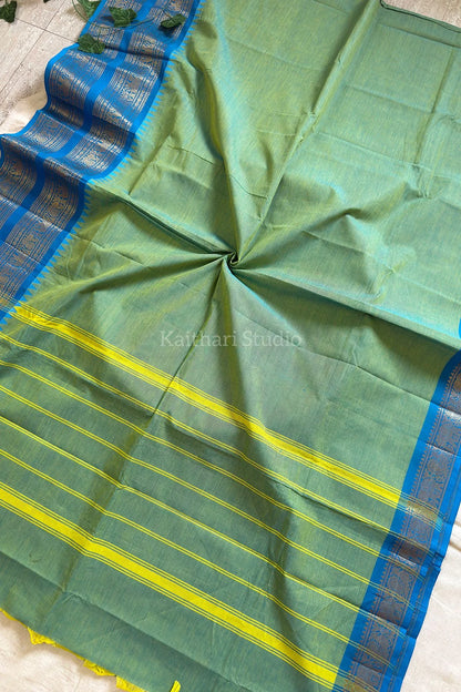 Chettinad Cotton - Green - KS102