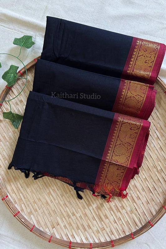 Chettinad Cotton - Black - KS104