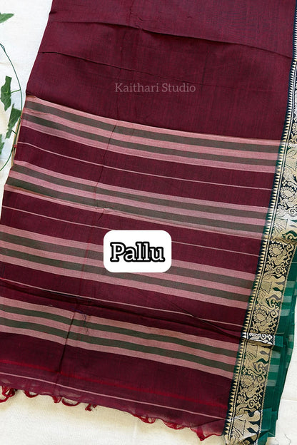 Narayanpet Big border – Maroon - KS080