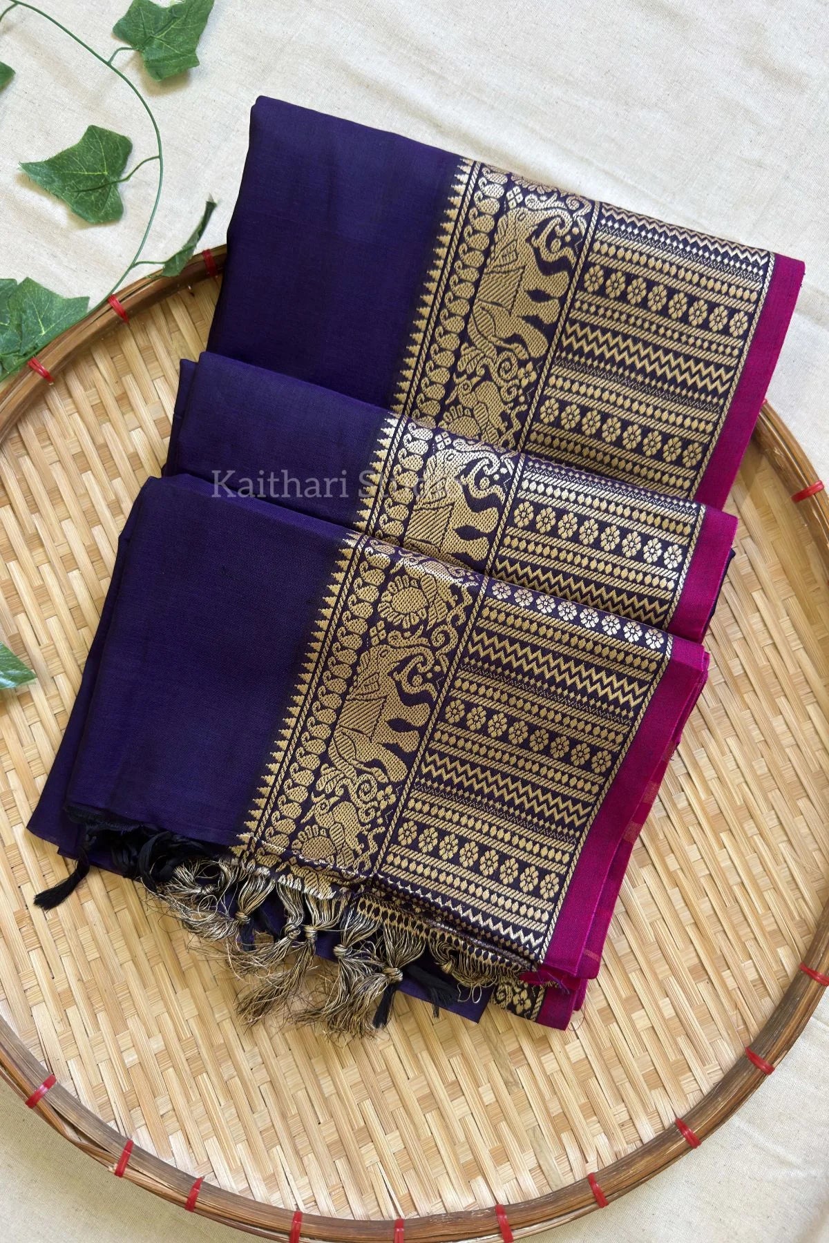 Narayanpet Big border – Purple - KS078