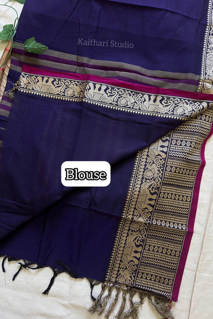 Narayanpet Big border – Purple - KS078