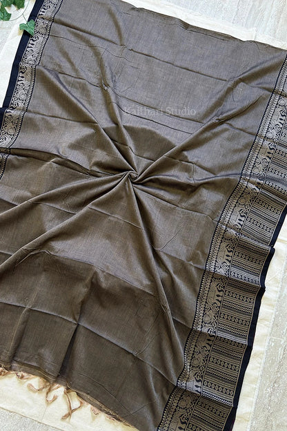 Narayanpet Big border – Elephant Grey - KS077