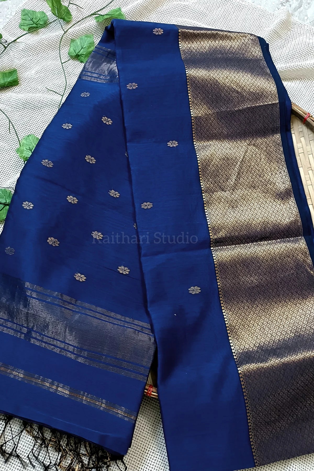 Anikha Inspired Blue Saree - KS019