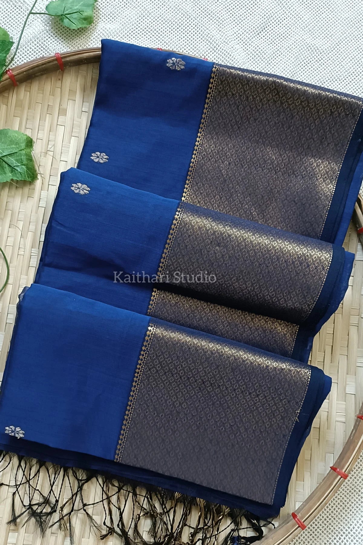 Anikha Inspired Blue Saree - KS019