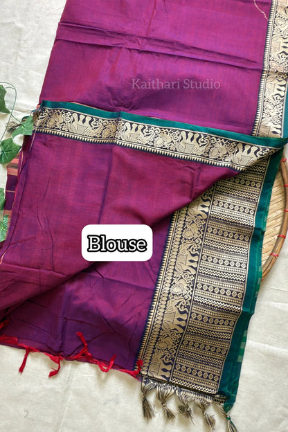 Narayanpet Big border – Majenta – KS089