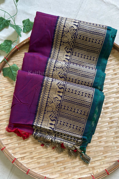 Narayanpet Big border – Majenta – KS089