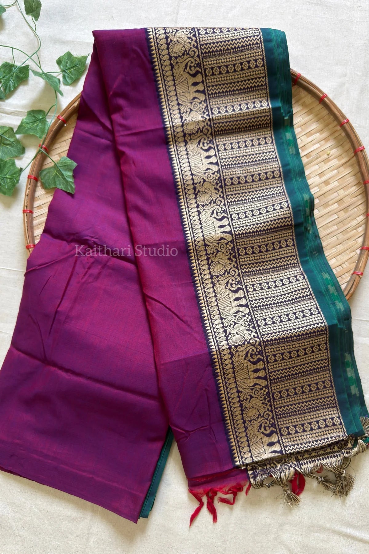 Narayanpet Big border – Majenta – KS089